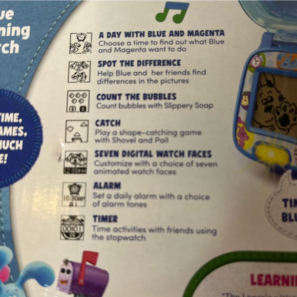 LeapFrog Blue's Clues & You! Blue Learning Watch NEW! - Picture 16 of 16